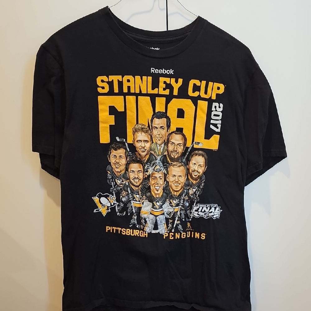 Reebok Pittsburgh Penguins Stanley Cup Final 2017 T-Shirt